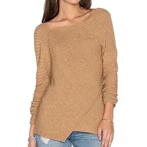 Free People Love and Harmony Asymmetric Sweater
